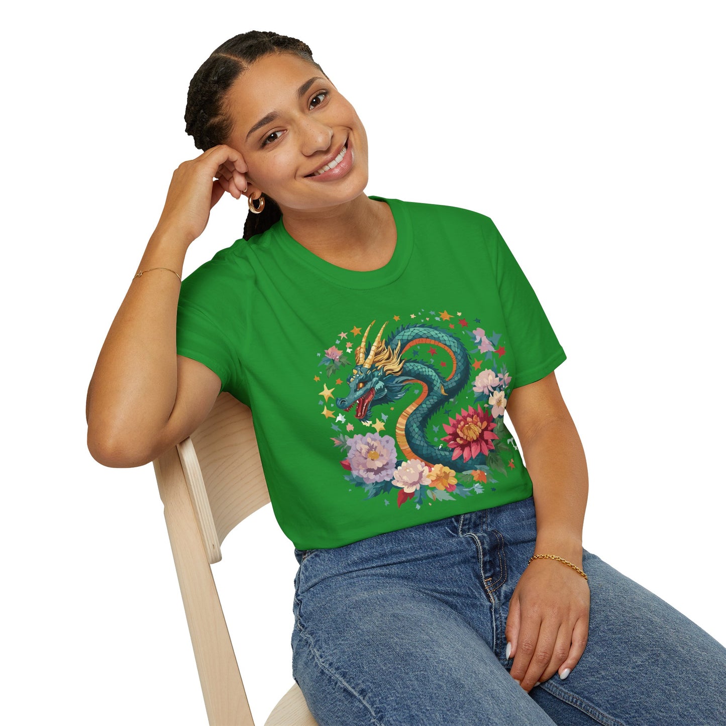 Dragon T Shirt, Dragon Shirt, Shirt with Animals, Animal Shirt