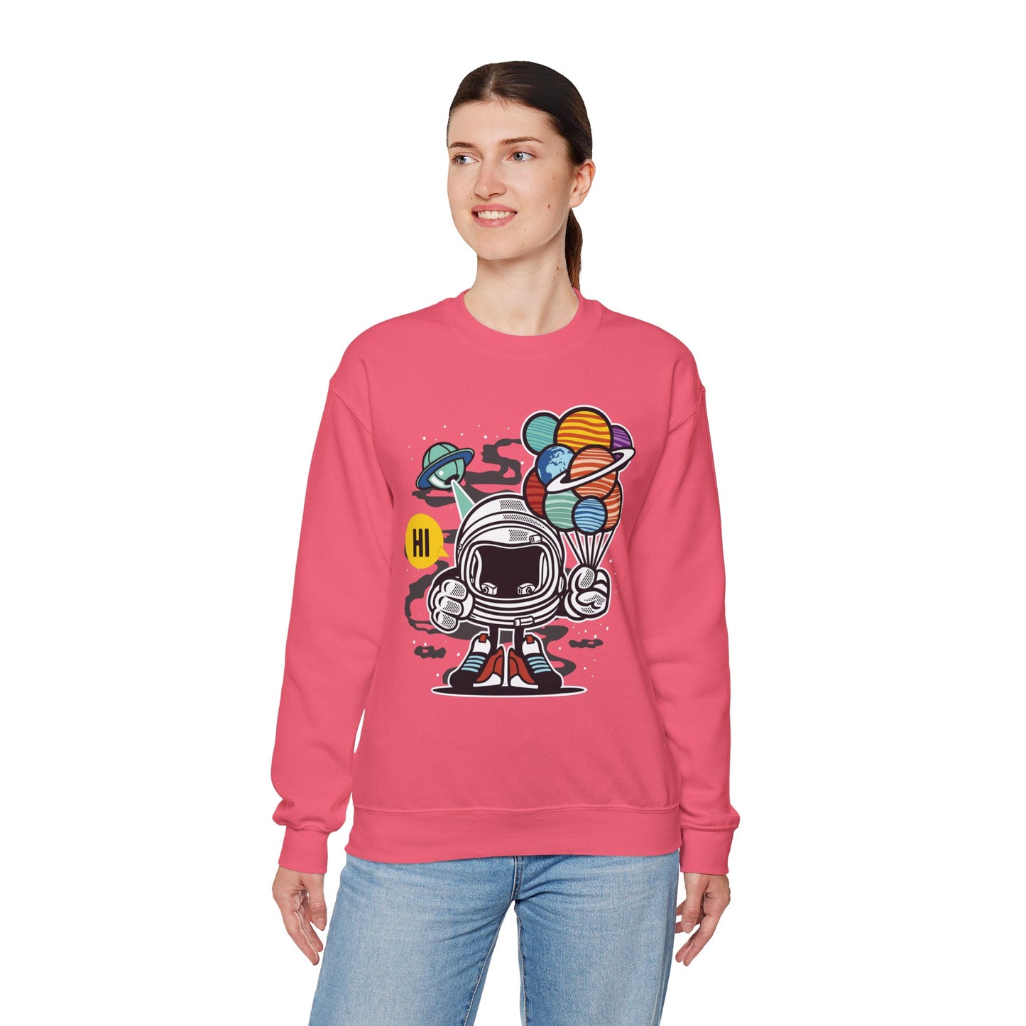 Space Shuttle Sweatshirt, Cosmic Sweatshirt, Astronaut Sweatshirt, Space Cosmic Sweatshirt