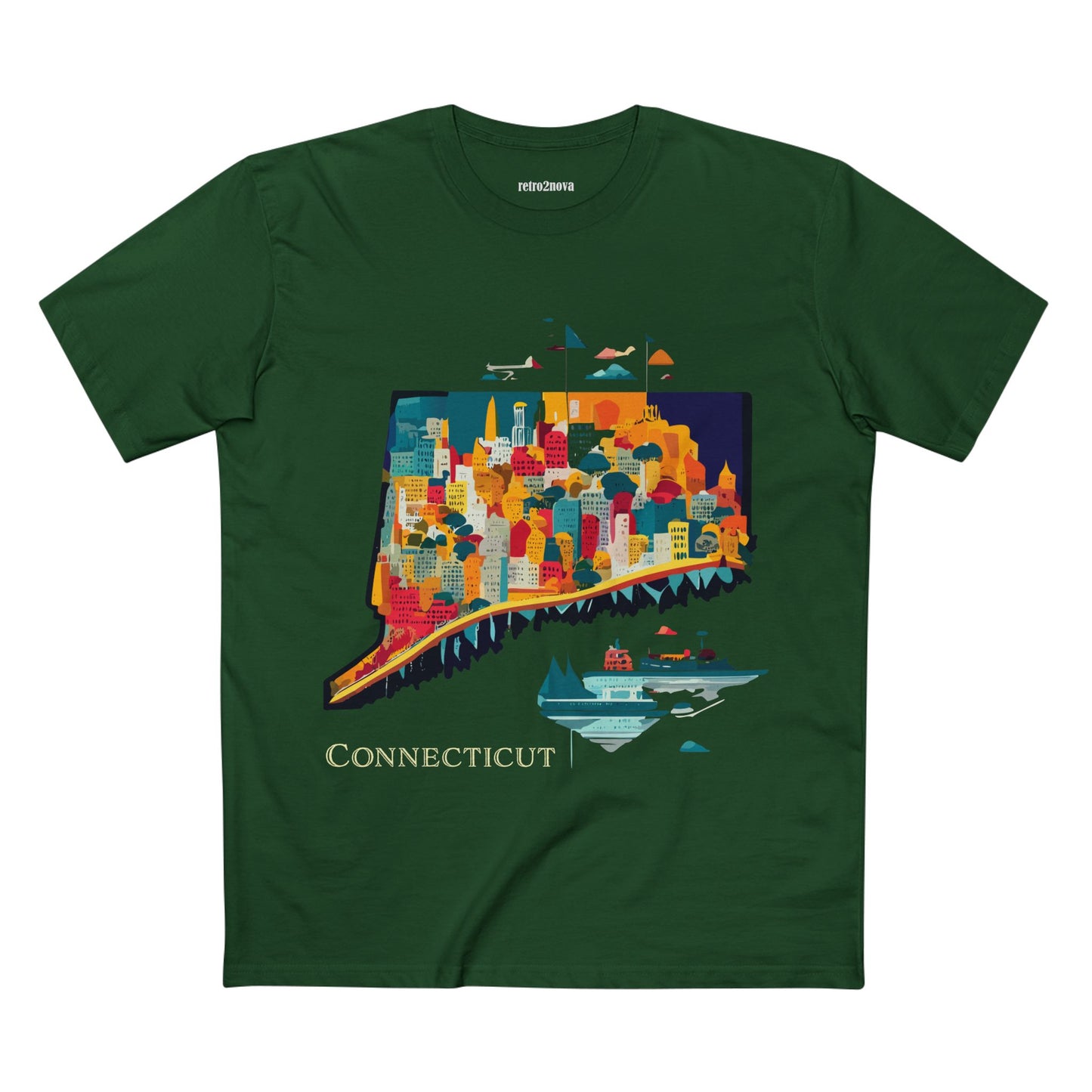 US State Shirts, Connecticut Shirt