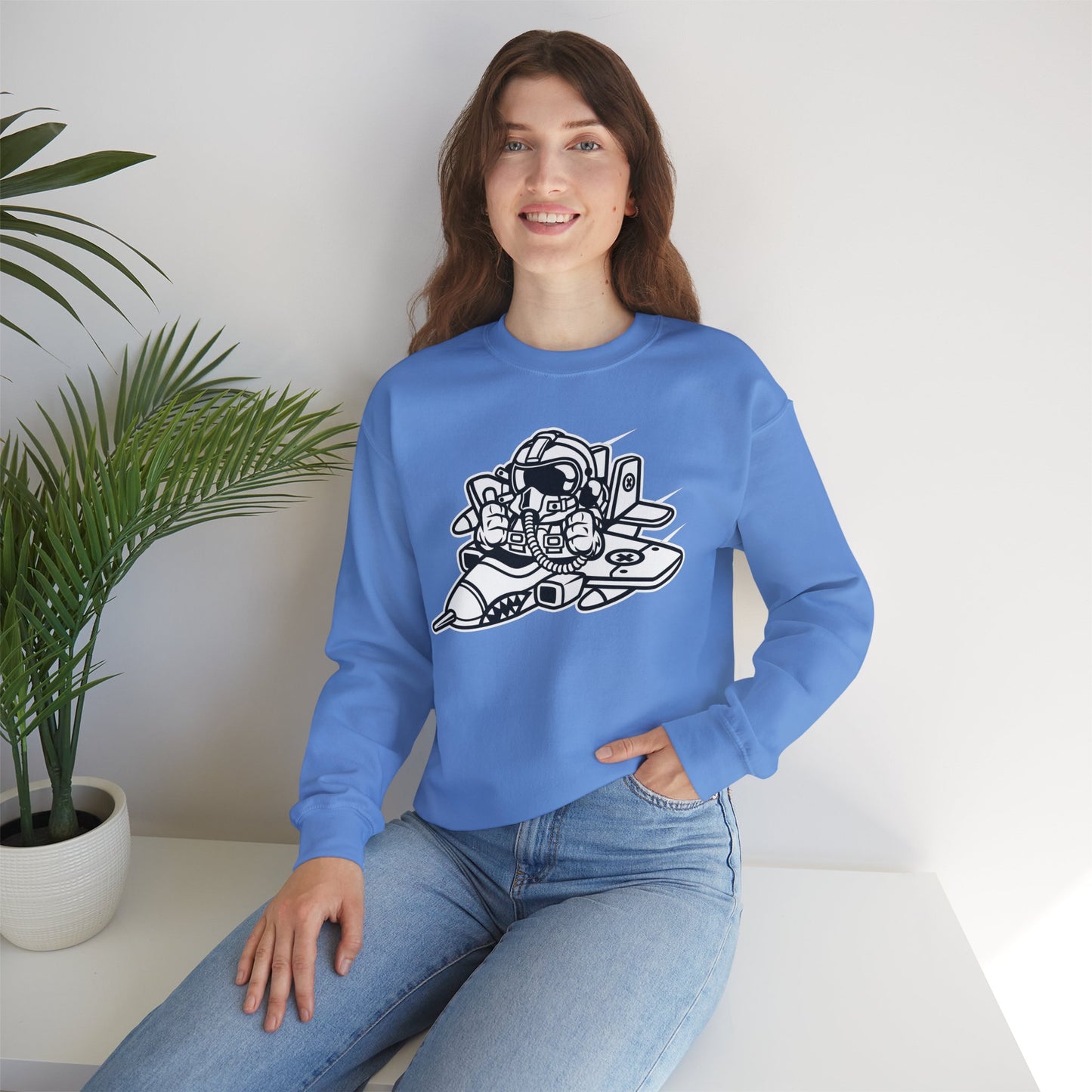 Space Shuttle Sweatshirt, Cosmic Sweatshirt, Astronaut Sweatshirt, Space Cosmic Sweatshirt