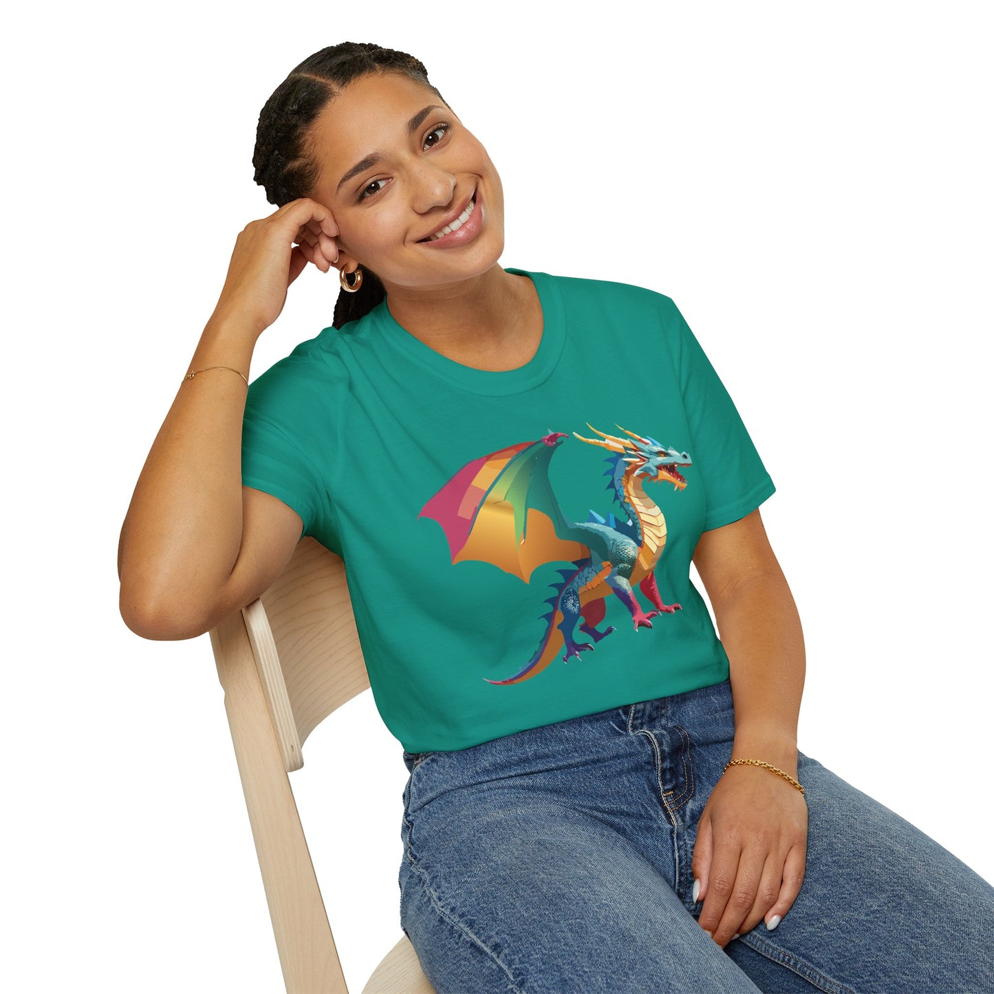 Dragon T Shirt, Dragon Shirt, Shirt with Animals, Animal Shirt