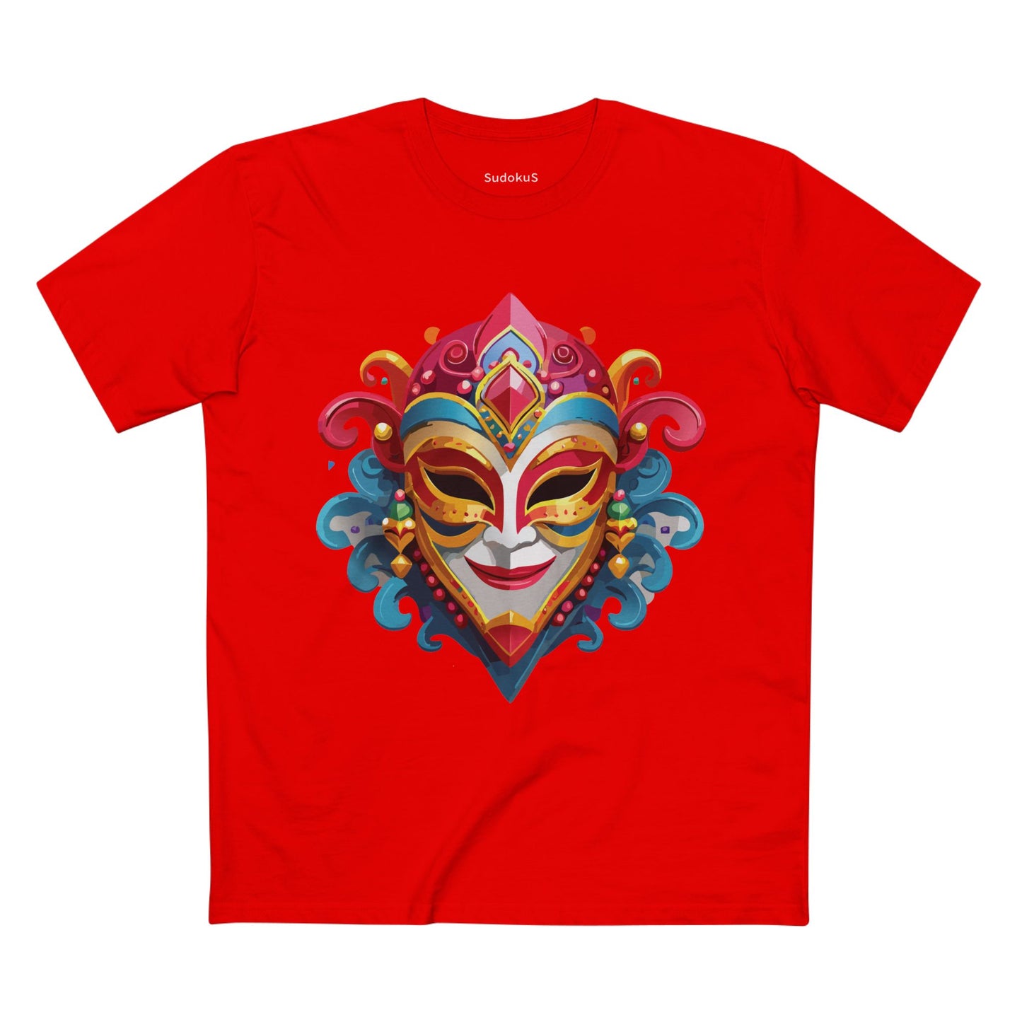 Mask Shirt, Shirt with Face - SudokuS