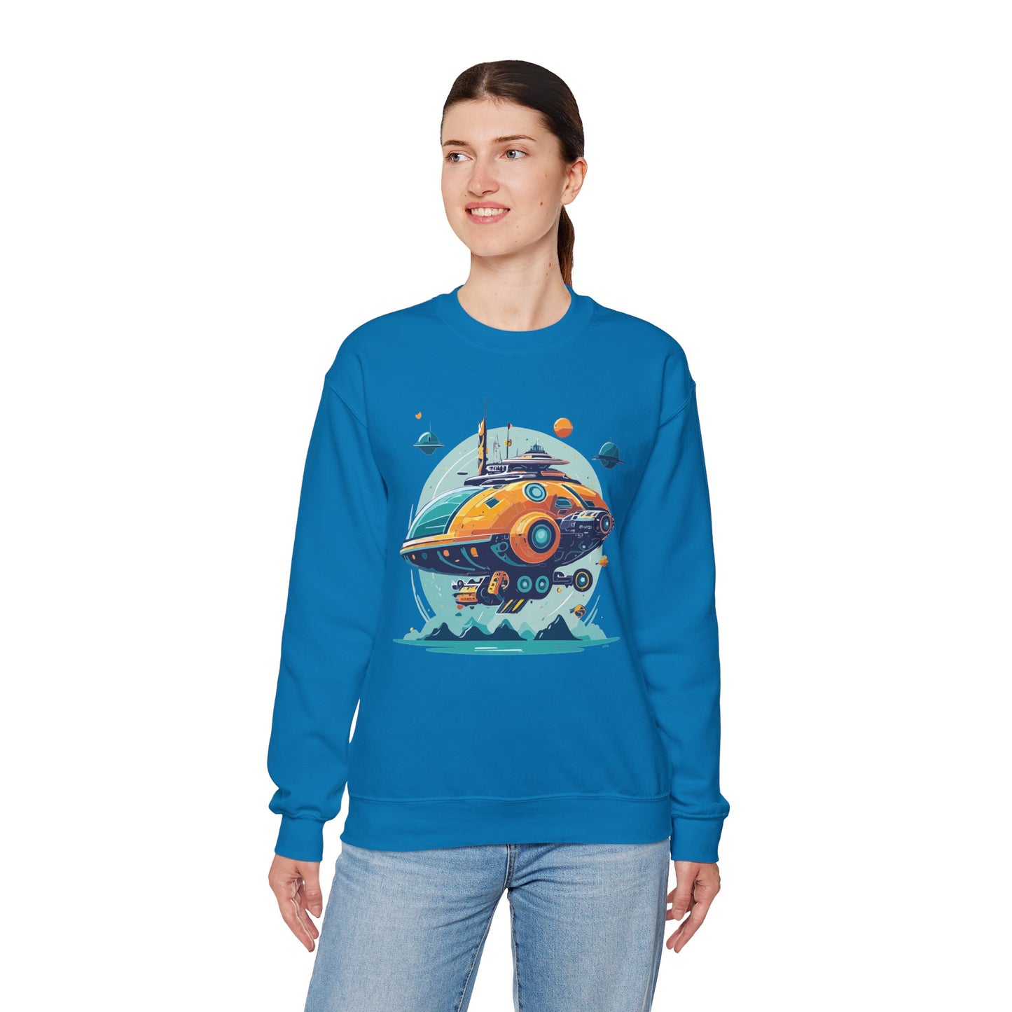 Space Shuttle Sweatshirt, Cosmic Sweatshirt, Astronaut Sweatshirt, Space Cosmic Sweatshirt