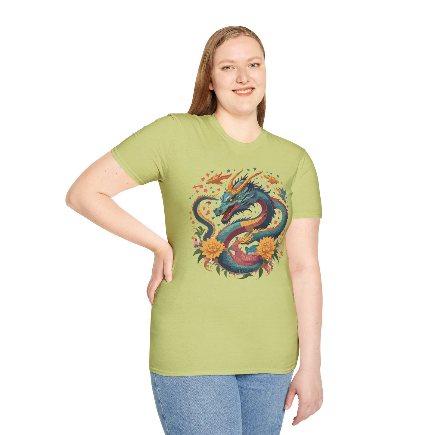 Dragon T Shirt, Dragon Shirt, Shirt with Animals, Animal Shirt