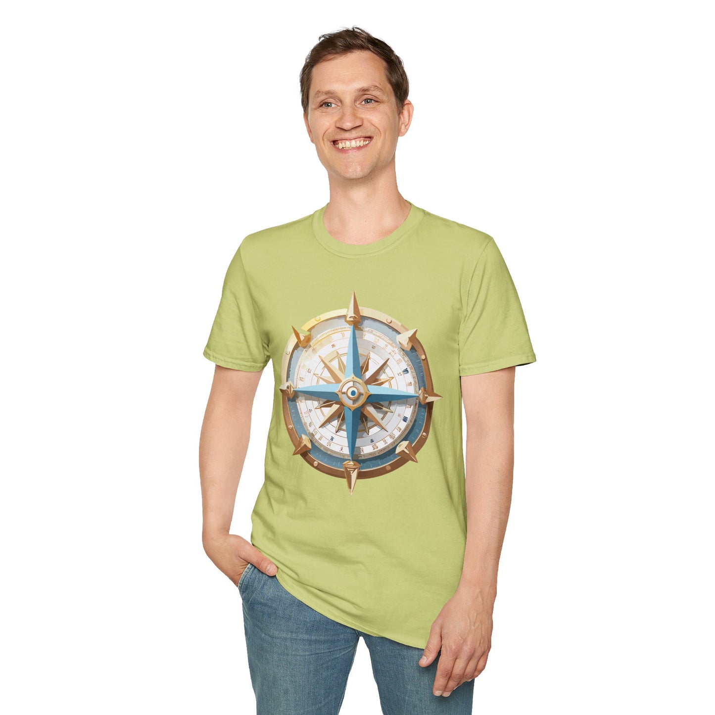 Compass T Shirt, Compass Shirt, Shirt with Compass, Navigator Shirt