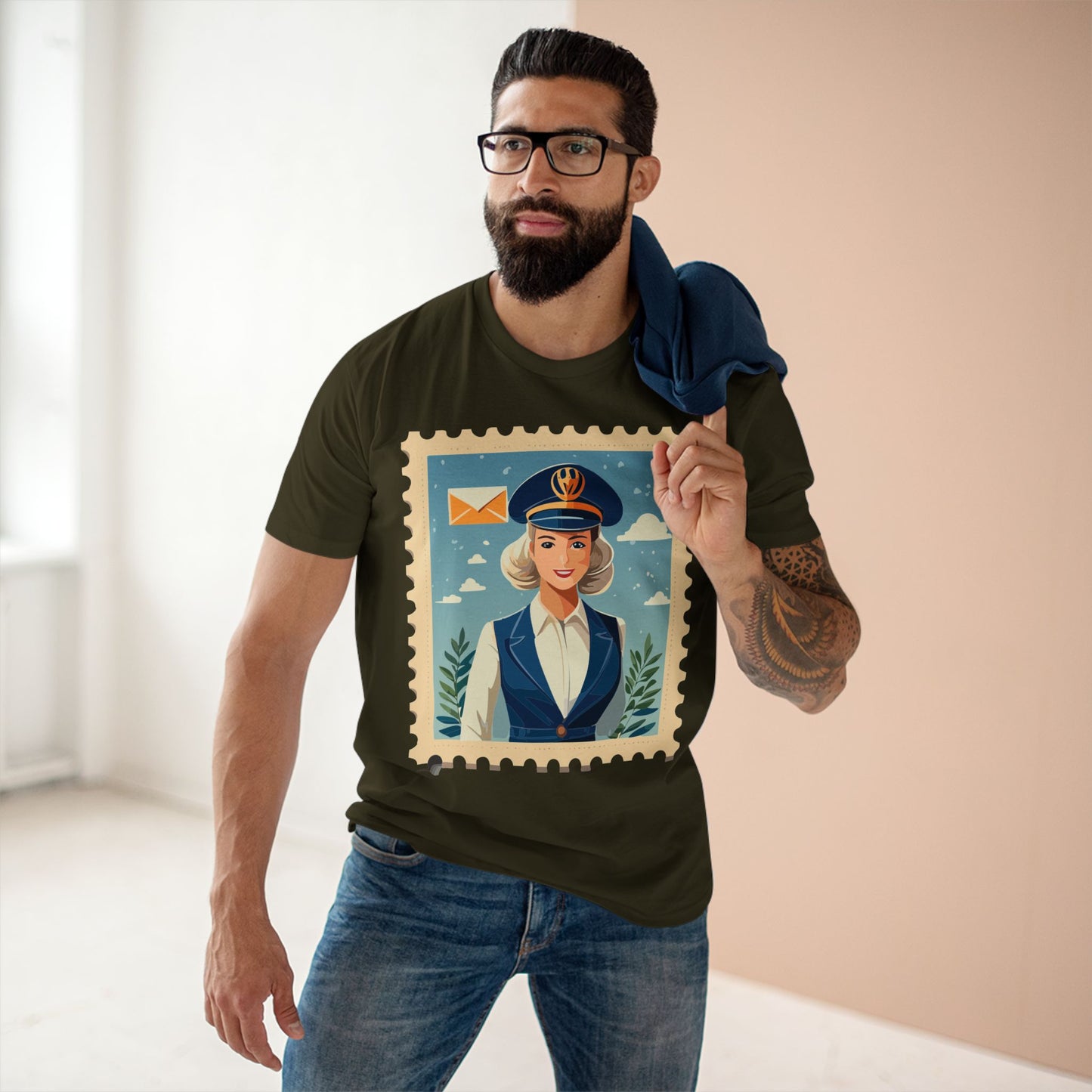 Stamp Shirt, Postage Stamp Shirt