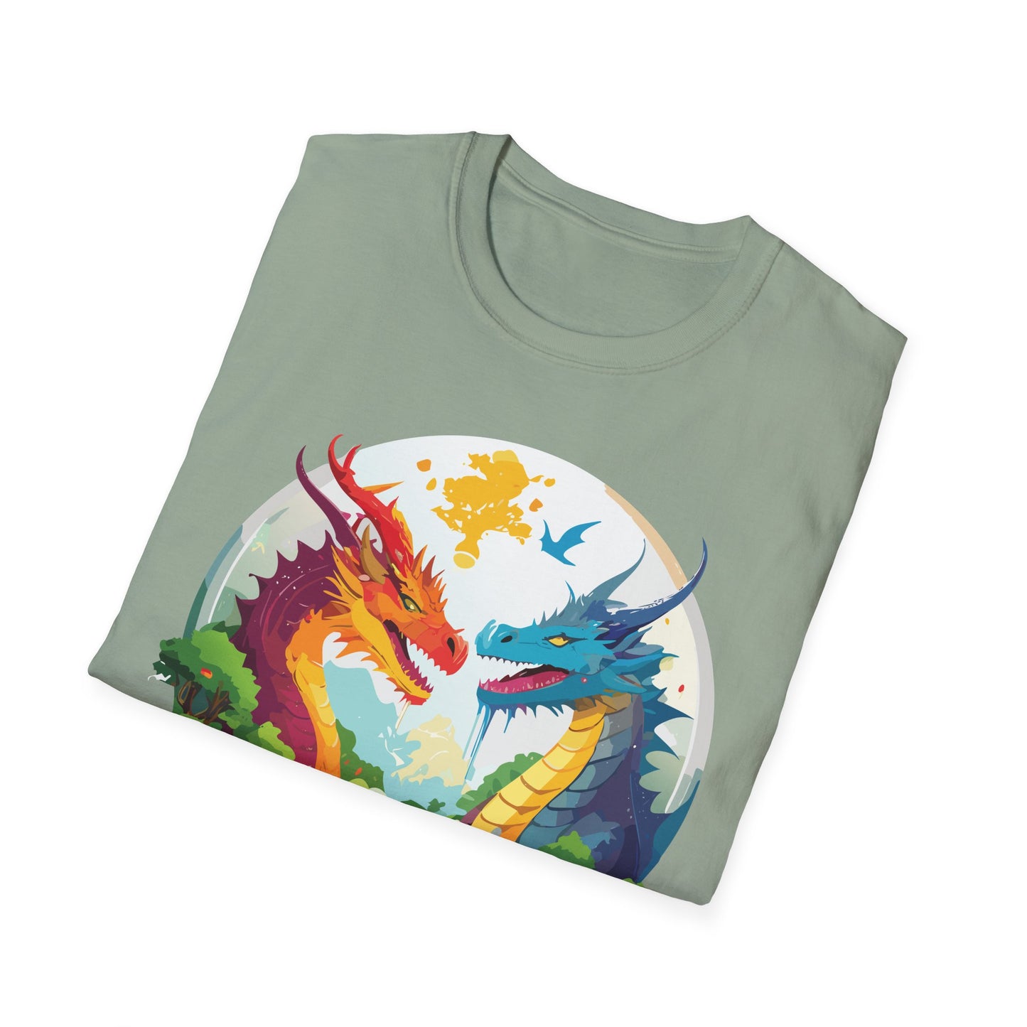 Dragon T Shirt, Dragon Shirt, Shirt with Animals, Animal Shirt