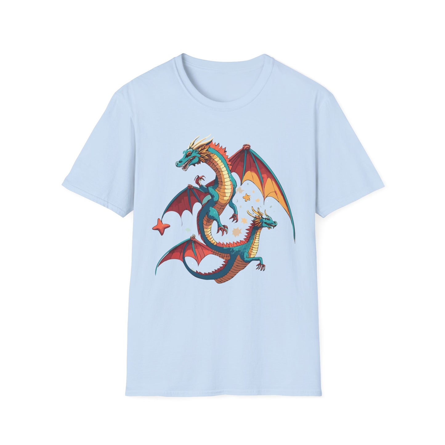 Dragon T Shirt, Dragon Shirt, Shirt with Animals, Animal Shirt