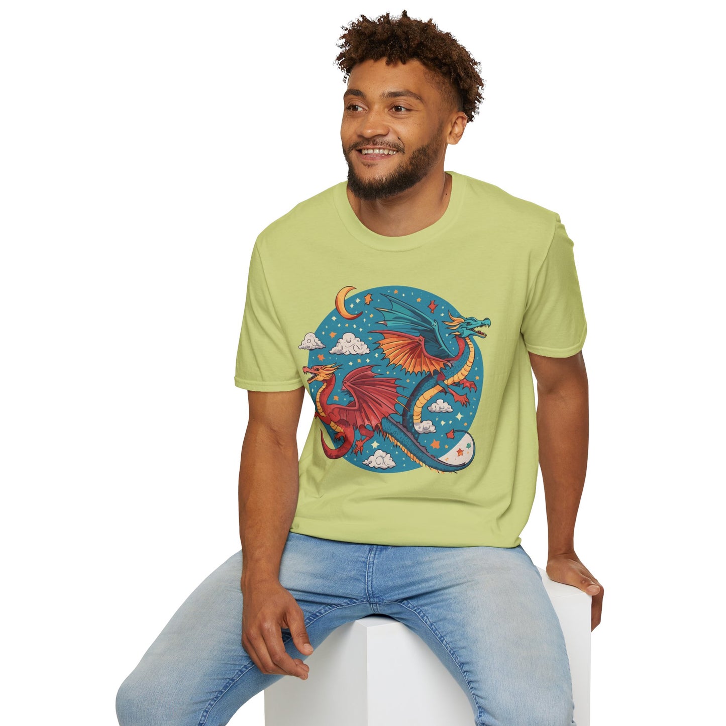 Dragon T Shirt, Dragon Shirt, Shirt with Animals, Animal Shirt
