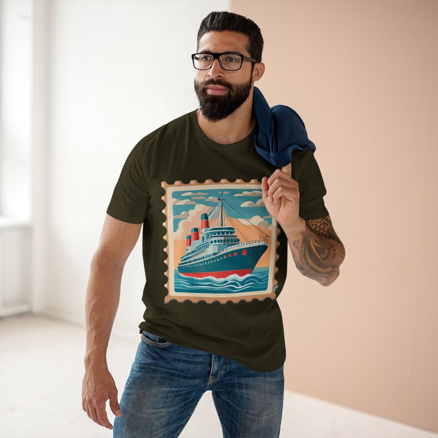 Stamp Shirt, Postage Stamp Shirt