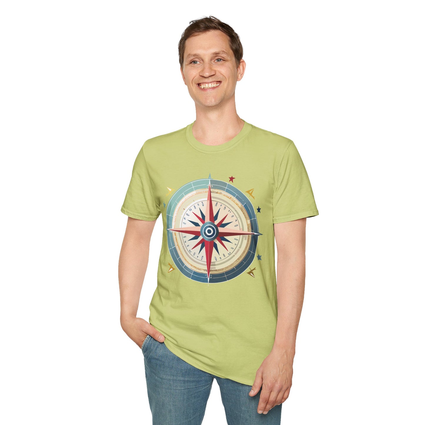 Compass T Shirt, Compass Shirt, Shirt with Compass, Navigator Shirt