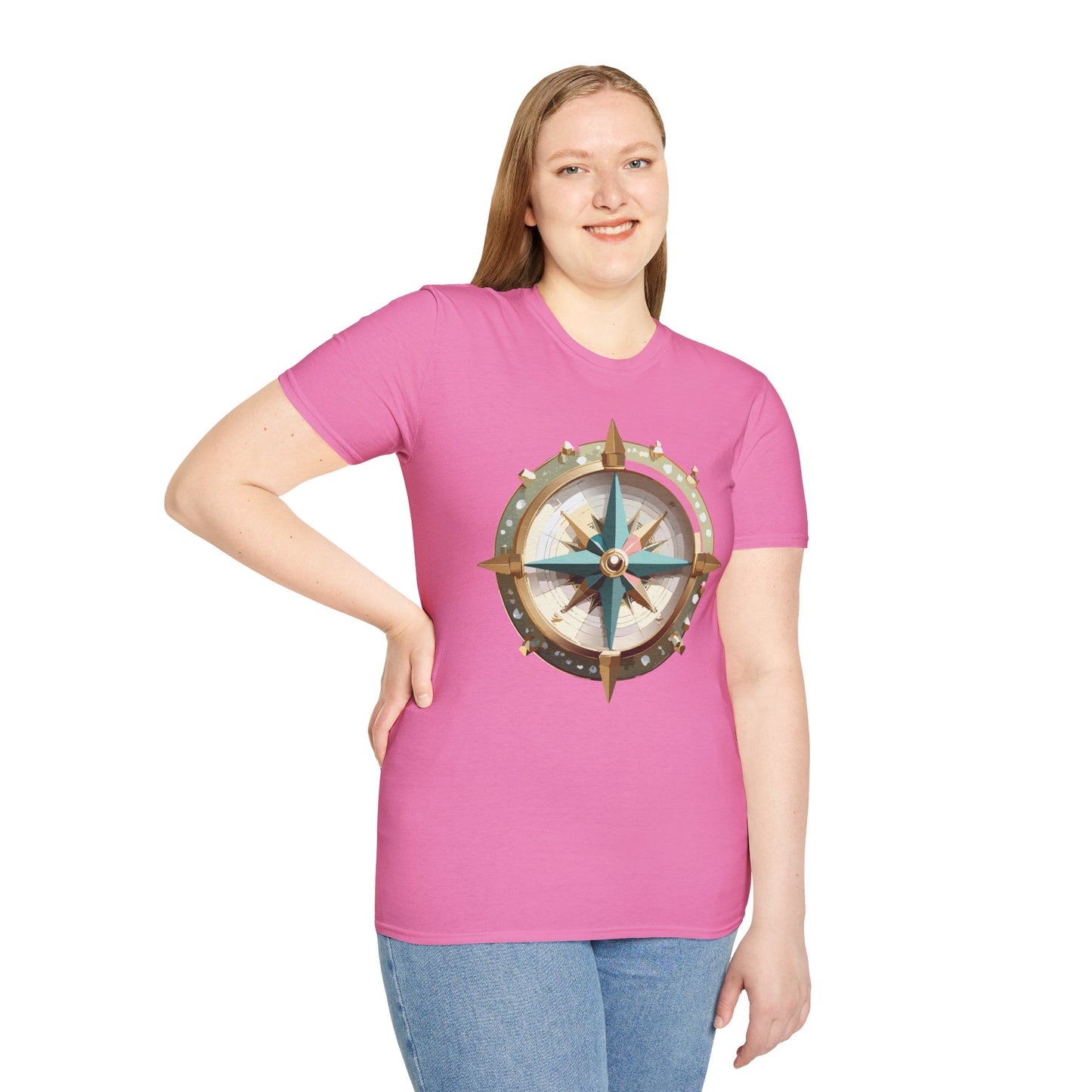 Compass T Shirt, Compass Shirt, Shirt with Compass, Navigator Shirt