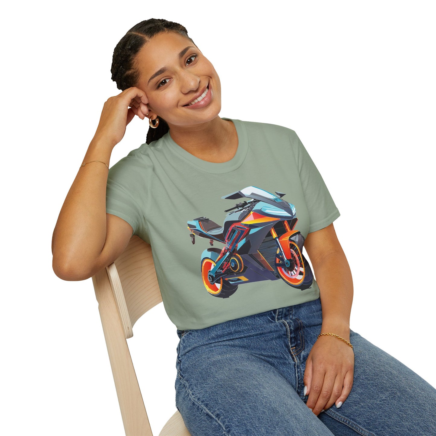 Bike T Shirt, Moto Shirt, Shirt with Motorcycle, MTB T Shirts