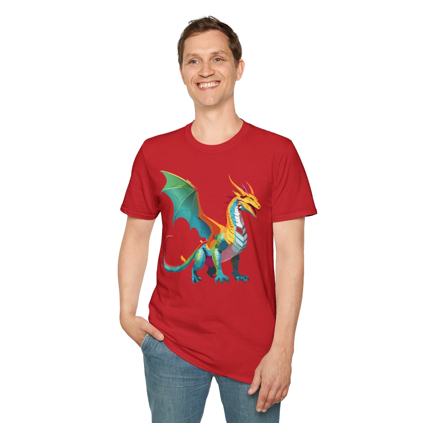 Dragon T Shirt, Dragon Shirt, Shirt with Animals, Animal Shirt