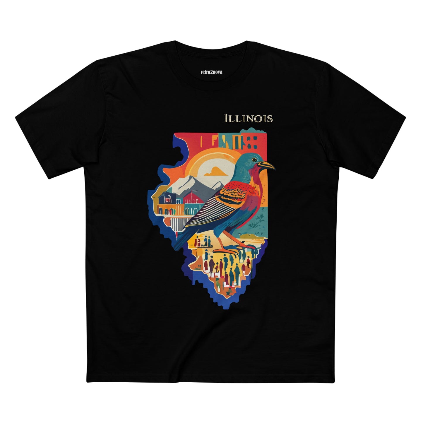 US State Shirts, Illinois Shirt