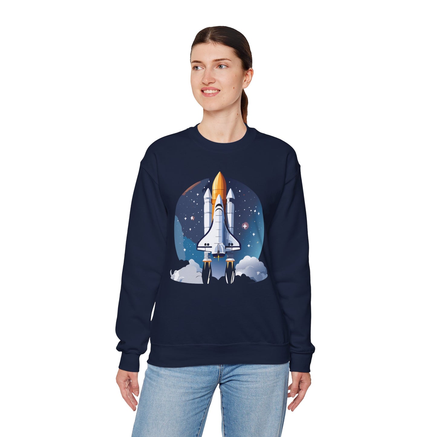 Space Shuttle Sweatshirt, Cosmic Sweatshirt, Astronaut Sweatshirt, Space Cosmic Sweatshirt