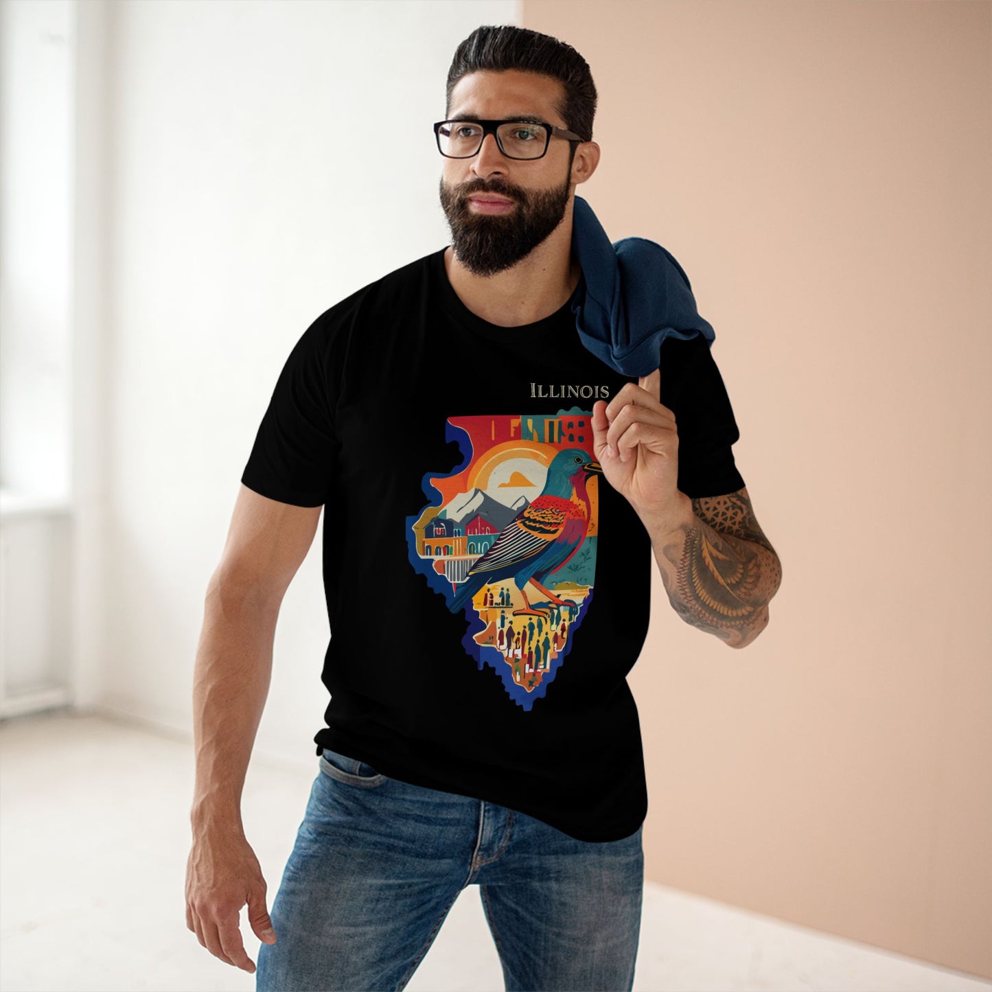 US State Shirts, Illinois Shirt