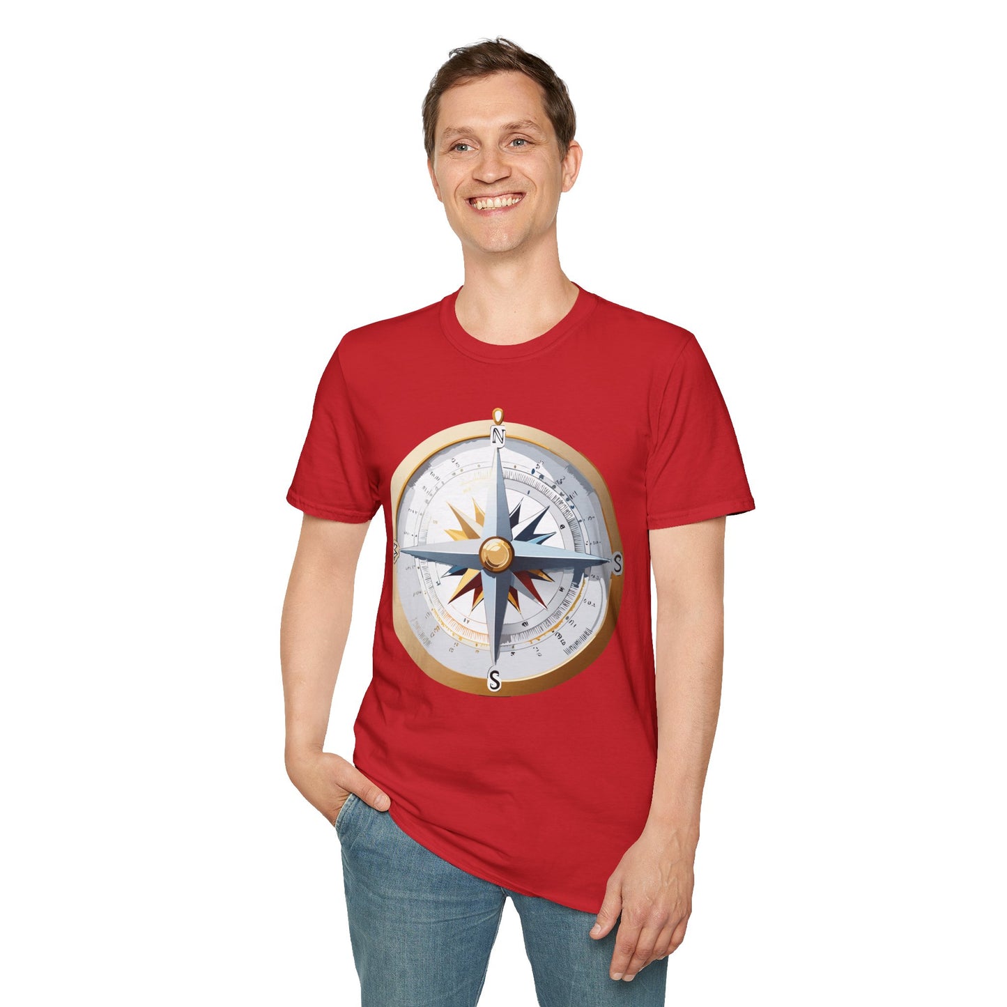 Compass T Shirt, Compass Shirt, Shirt with Compass, Navigator Shirt