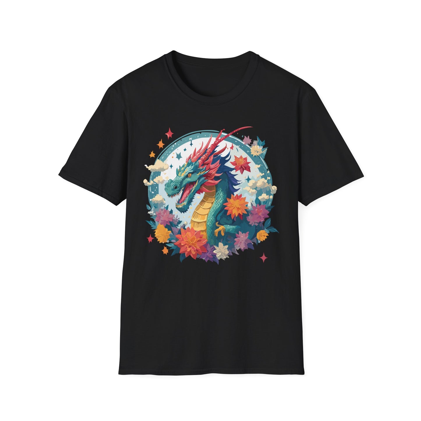 Dragon T Shirt, Dragon Shirt, Shirt with Animals, Animal Shirt