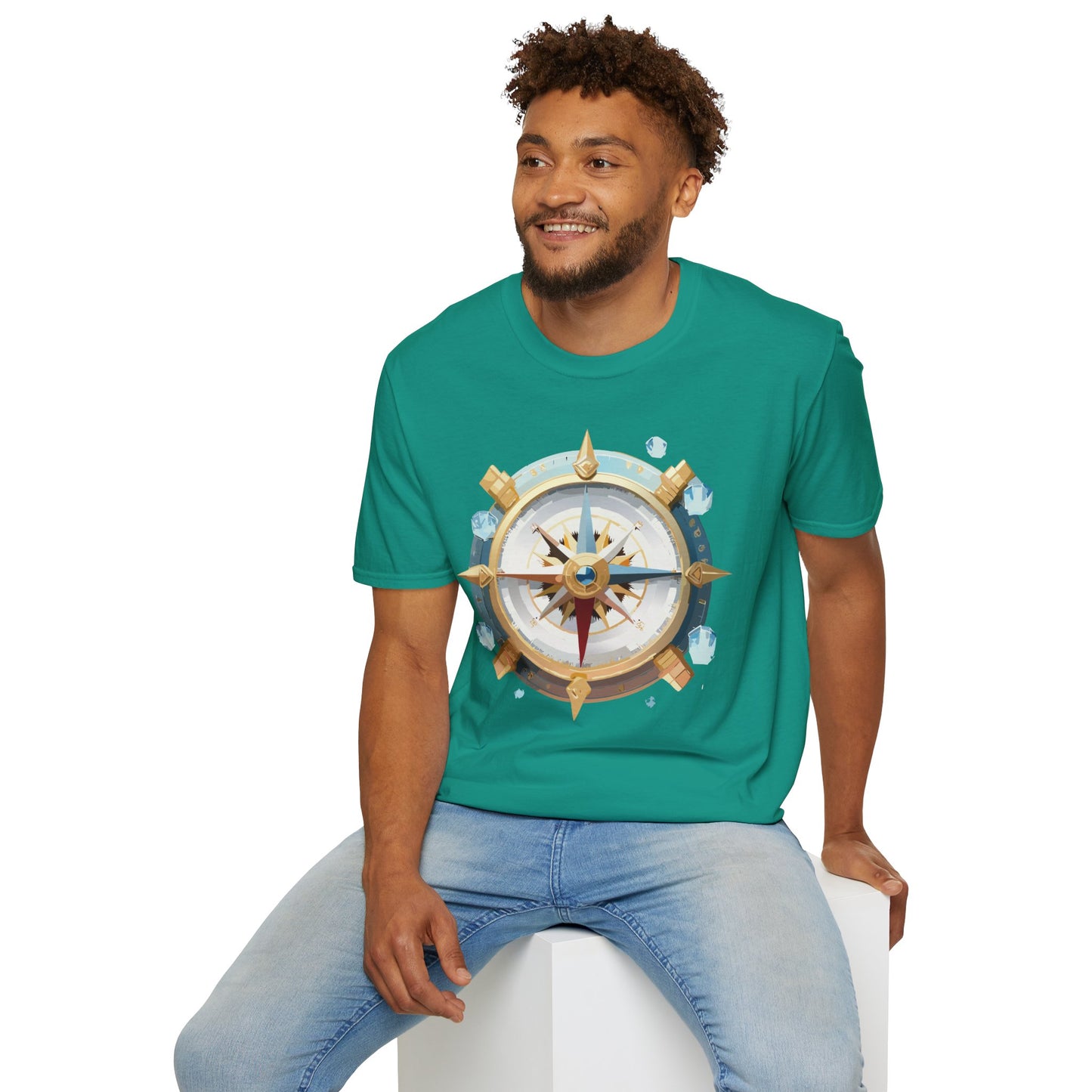 Compass T Shirt, Compass Shirt, Shirt with Compass, Navigator Shirt