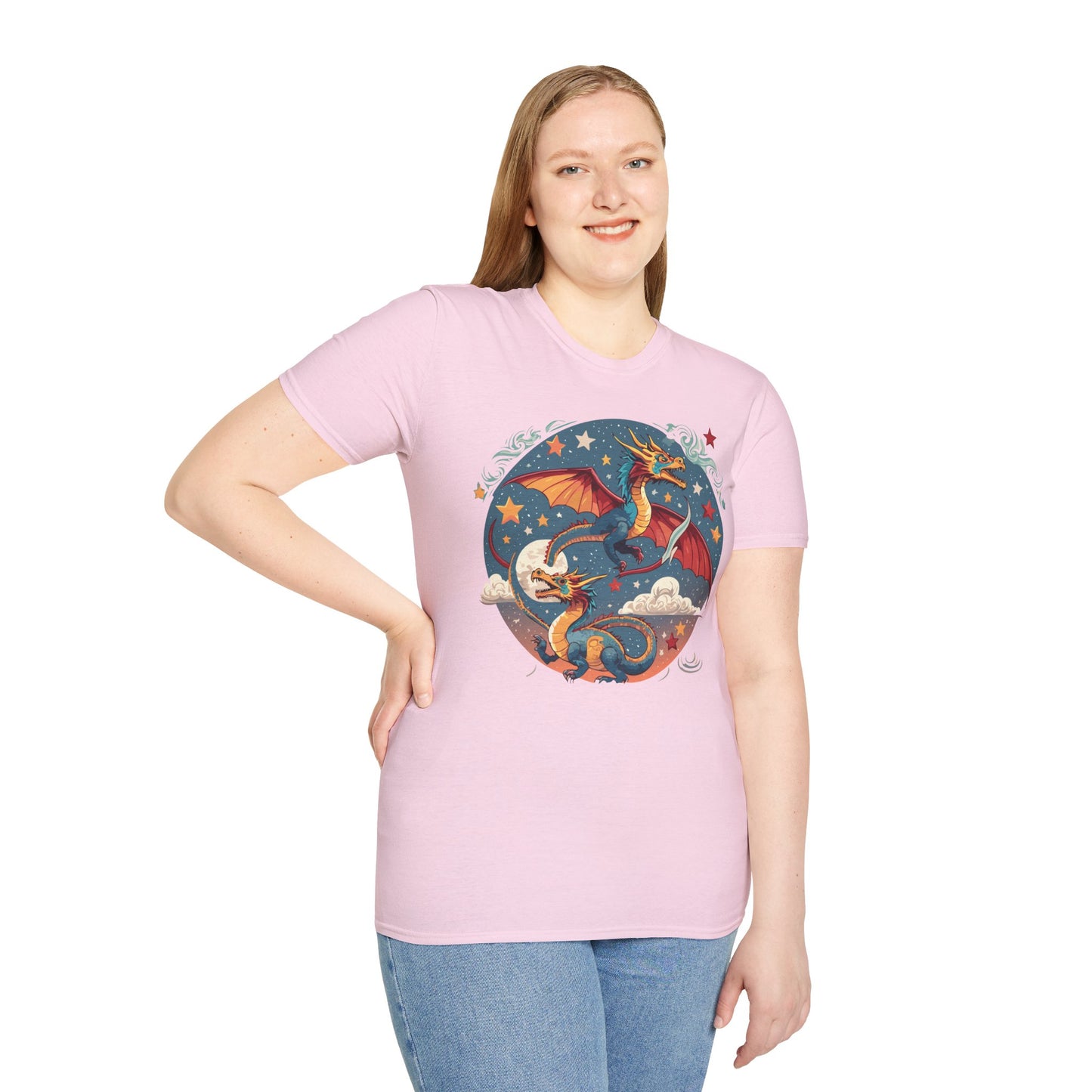 Dragon T Shirt, Dragon Shirt, Shirt with Animals, Animal Shirt