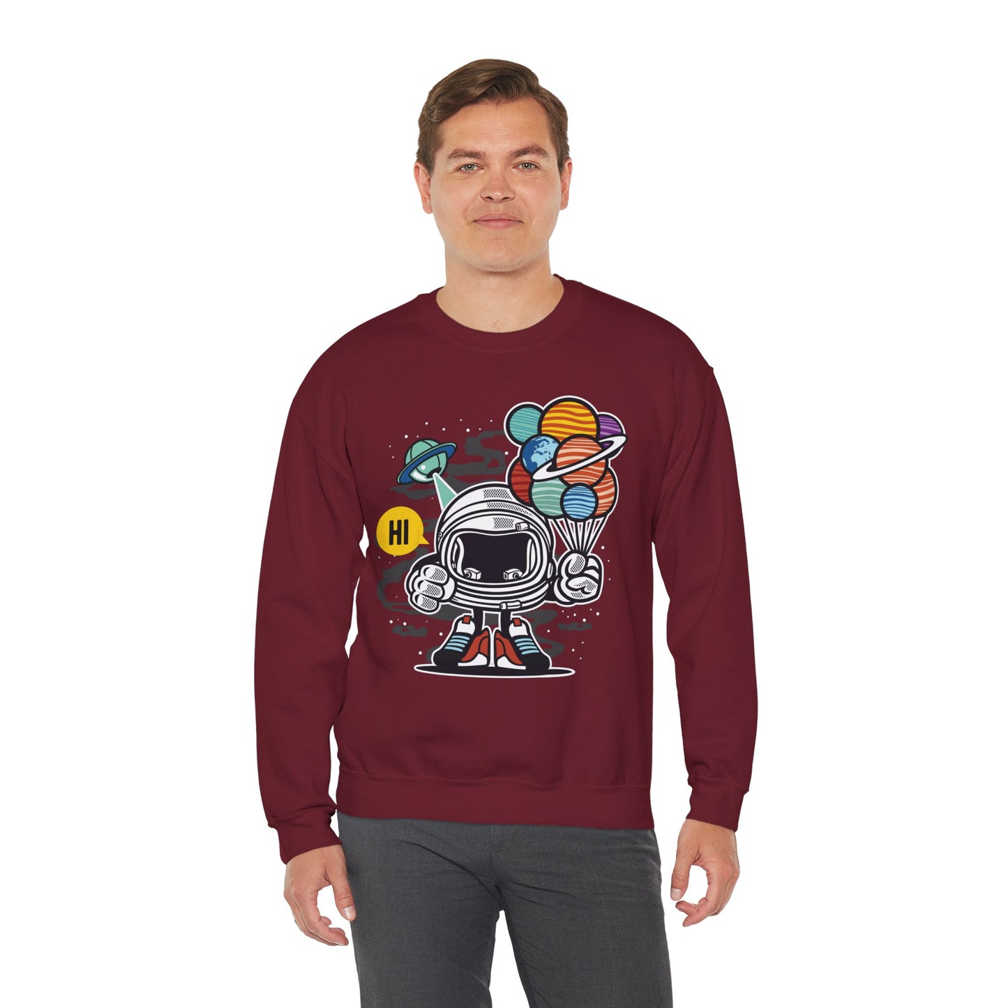 Space Shuttle Sweatshirt, Cosmic Sweatshirt, Astronaut Sweatshirt, Space Cosmic Sweatshirt