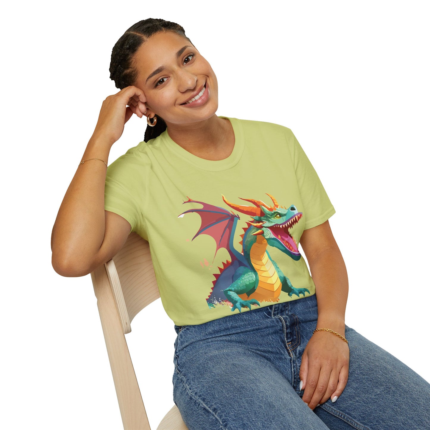 Dragon T Shirt, Dragon Shirt, Shirt with Animals, Animal Shirt