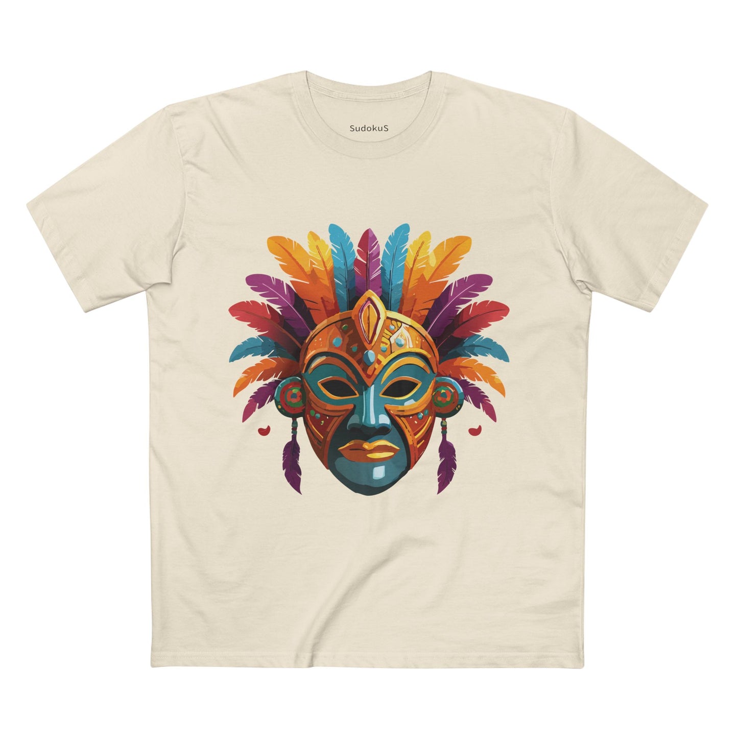 Mask Shirt, Shirt with Face - SudokuS