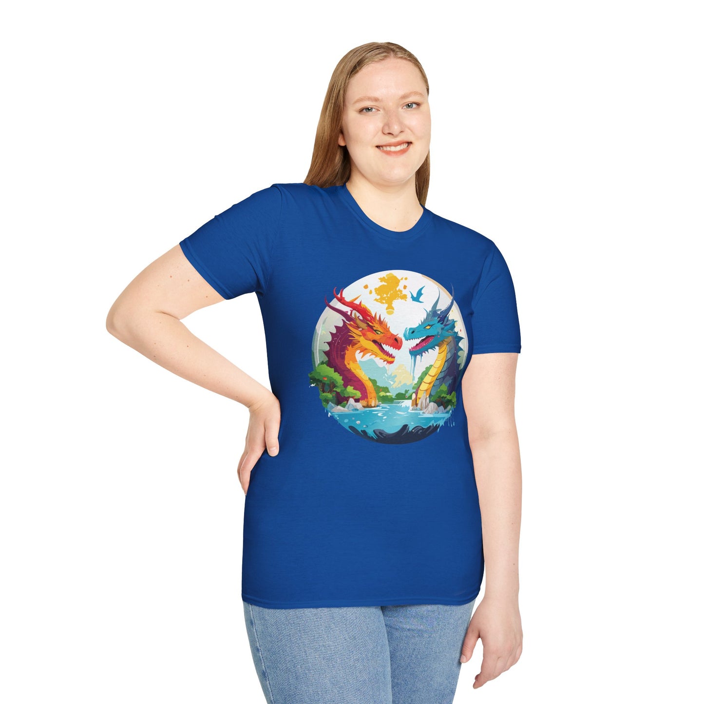 Dragon T Shirt, Dragon Shirt, Shirt with Animals, Animal Shirt