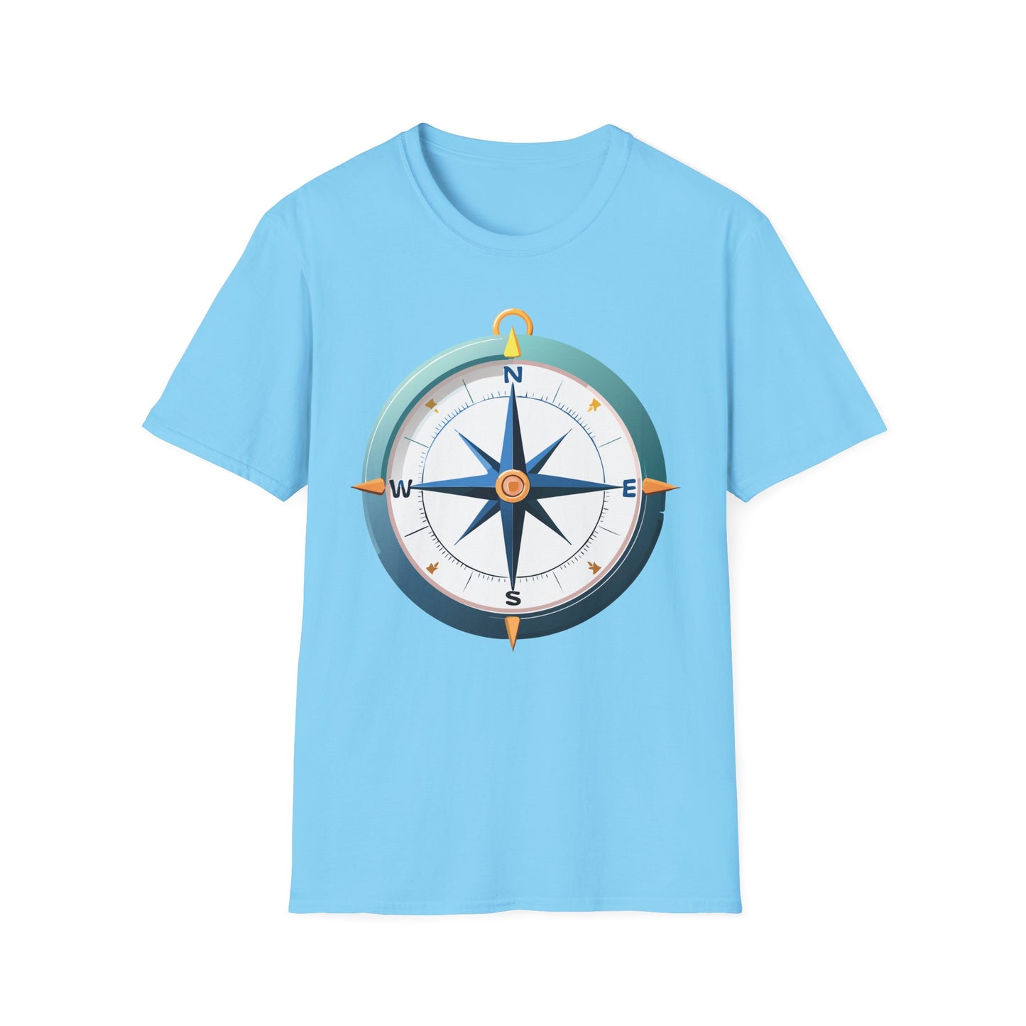 Compass T Shirt, Compass Shirt, Shirt with Compass, Navigator Shirt