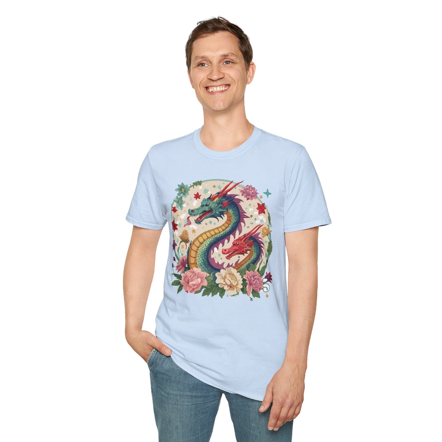 Dragon T Shirt, Dragon Shirt, Shirt with Animals, Animal Shirt