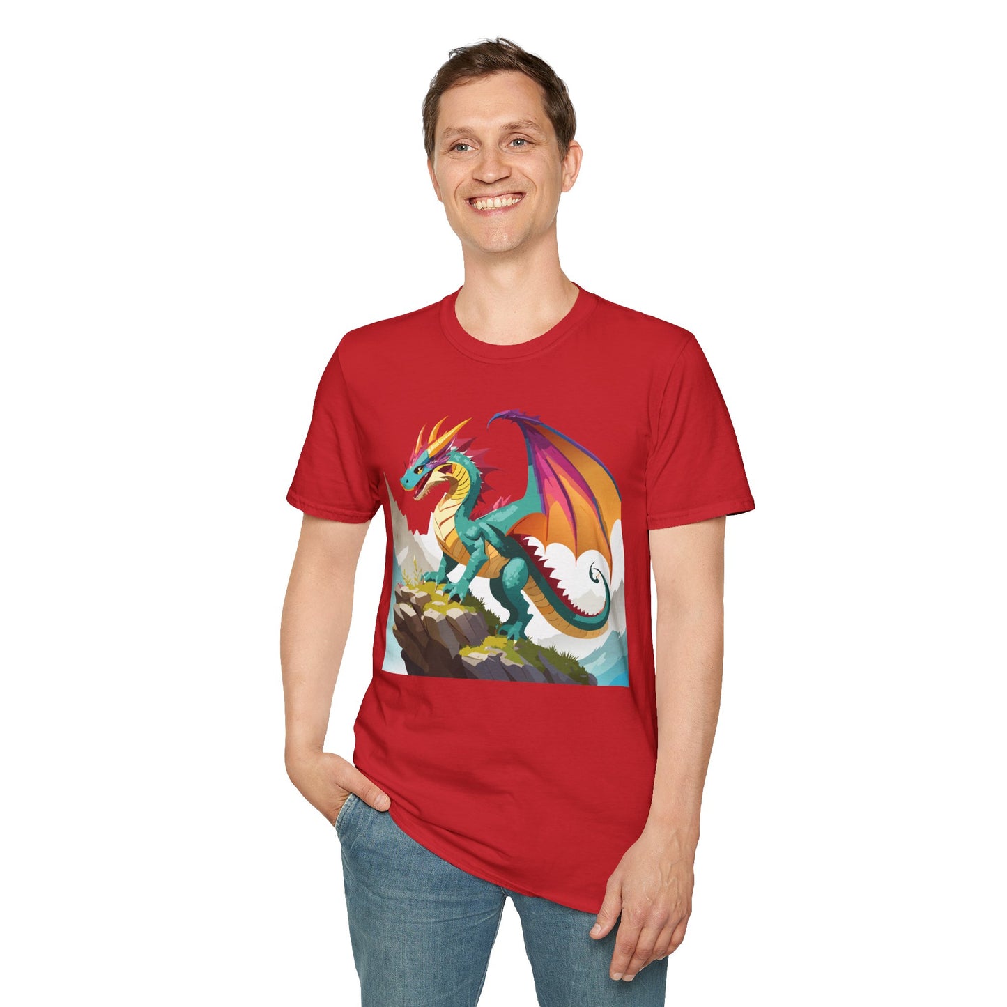 Dragon T Shirt, Dragon Shirt, Shirt with Animals, Animal Shirt