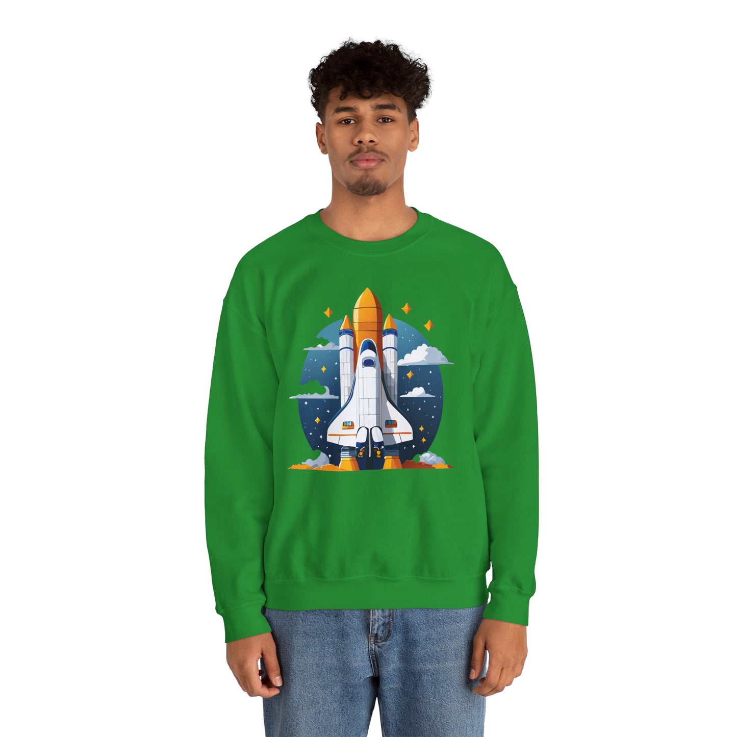Space Shuttle Sweatshirt, Cosmic Sweatshirt, Astronaut Sweatshirt, Space Cosmic Sweatshirt