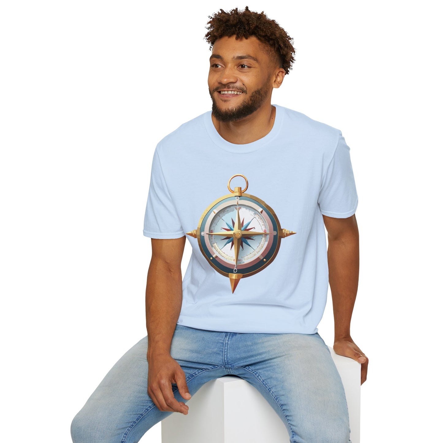 Compass T Shirt, Compass Shirt, Shirt with Compass, Navigator Shirt