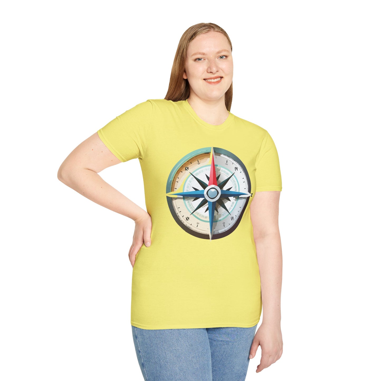Compass T Shirt, Compass Shirt, Shirt with Compass, Navigator Shirt