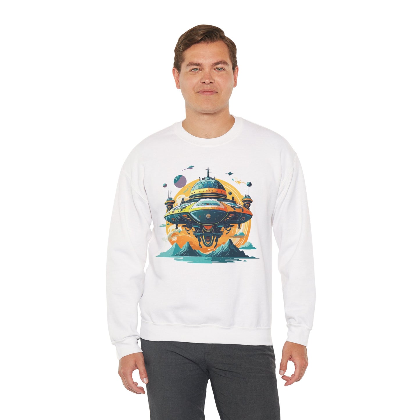 Space Shuttle Sweatshirt, Cosmic Sweatshirt, Astronaut Sweatshirt, Space Cosmic Sweatshirt