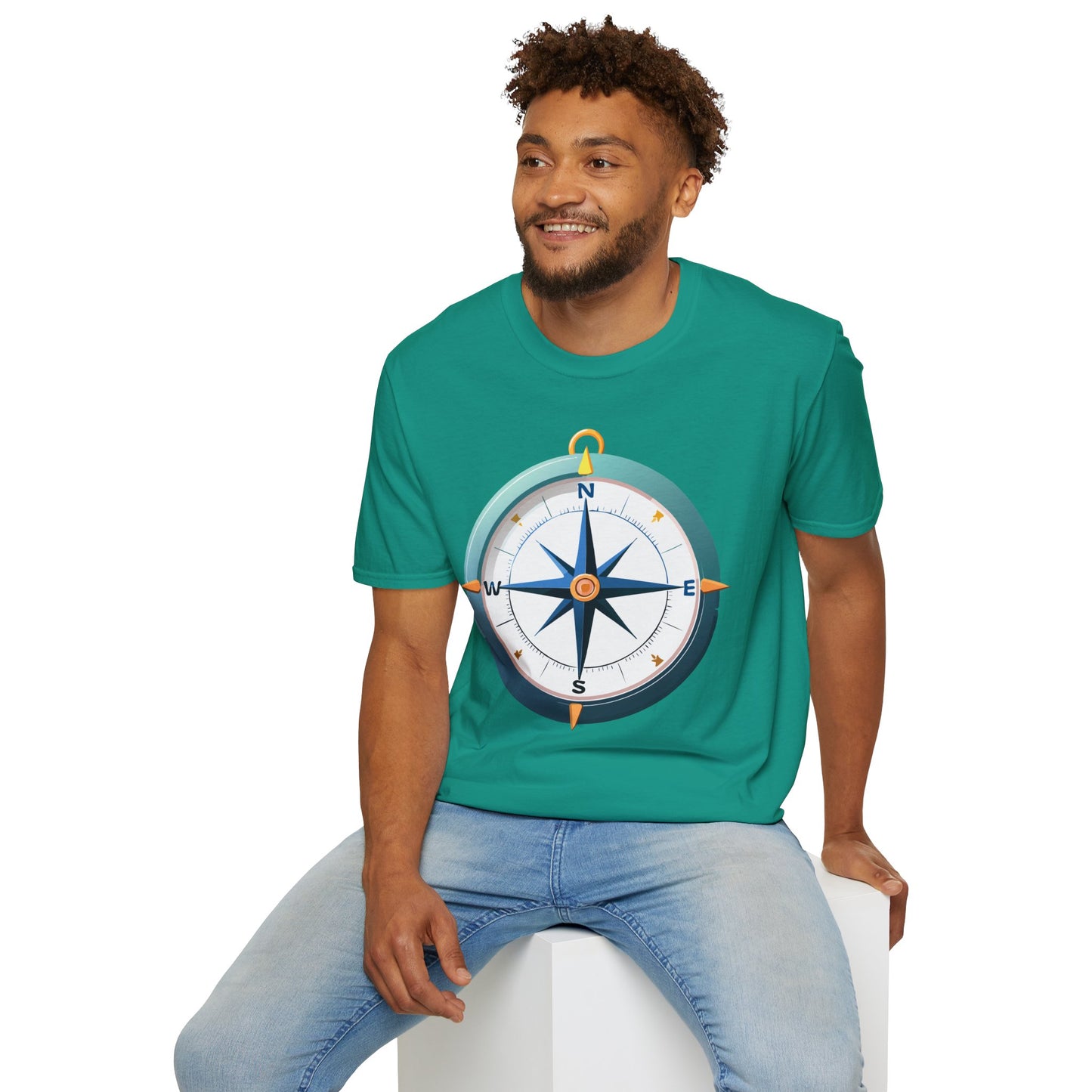 Compass T Shirt, Compass Shirt, Shirt with Compass, Navigator Shirt