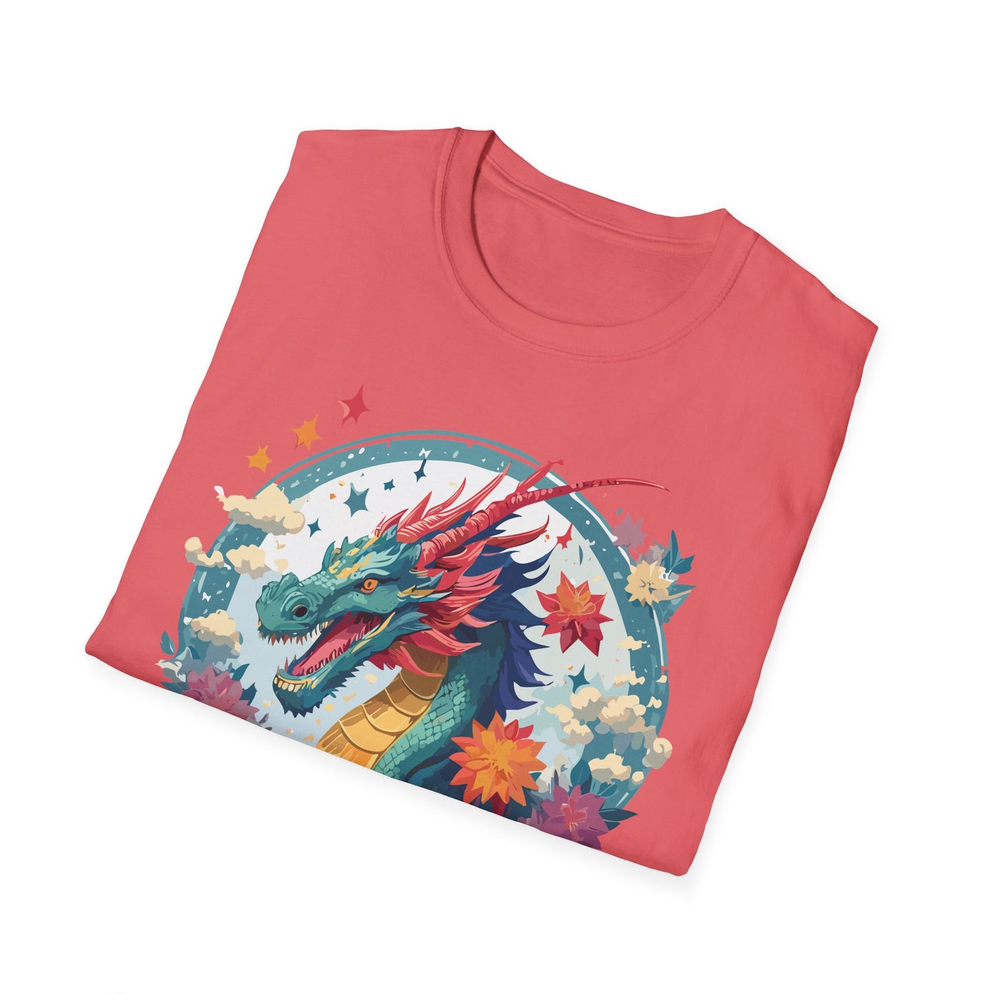 Dragon T Shirt, Dragon Shirt, Shirt with Animals, Animal Shirt