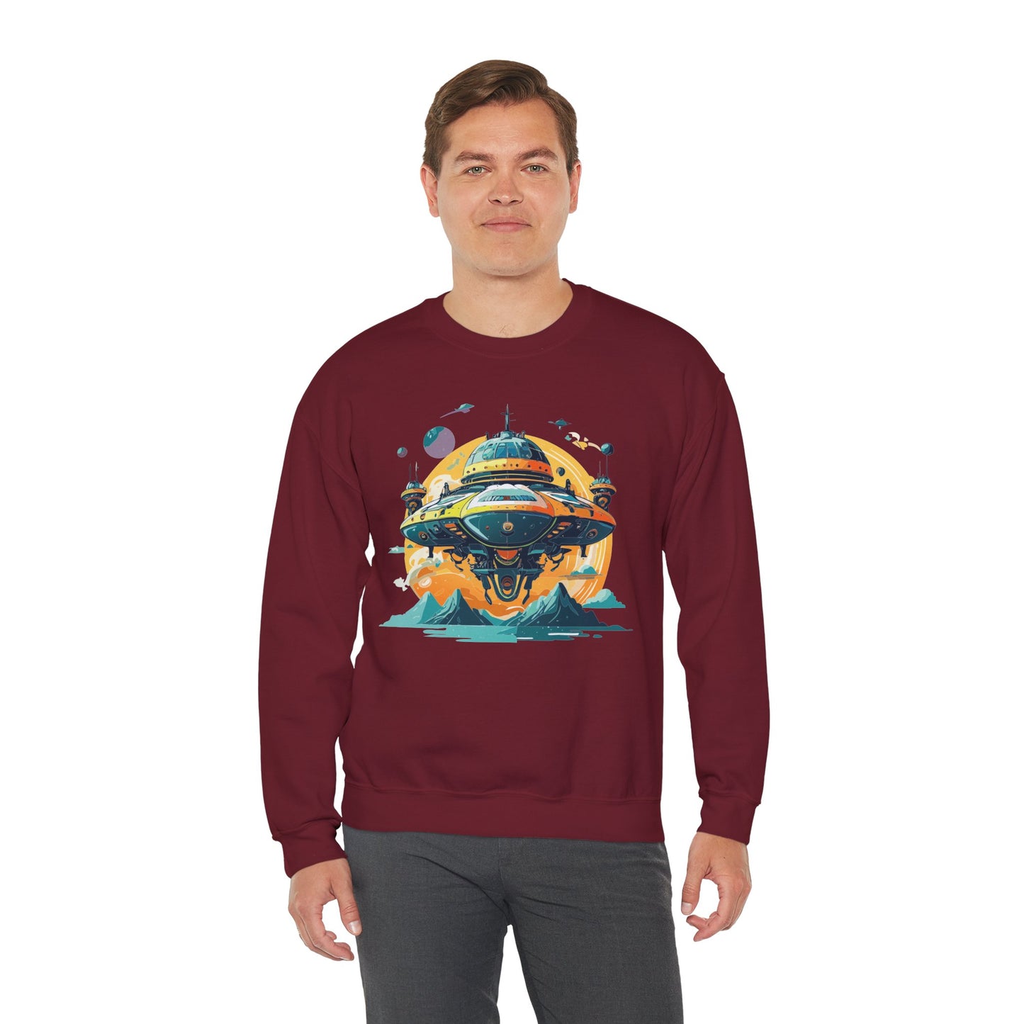 Space Shuttle Sweatshirt, Cosmic Sweatshirt, Astronaut Sweatshirt, Space Cosmic Sweatshirt