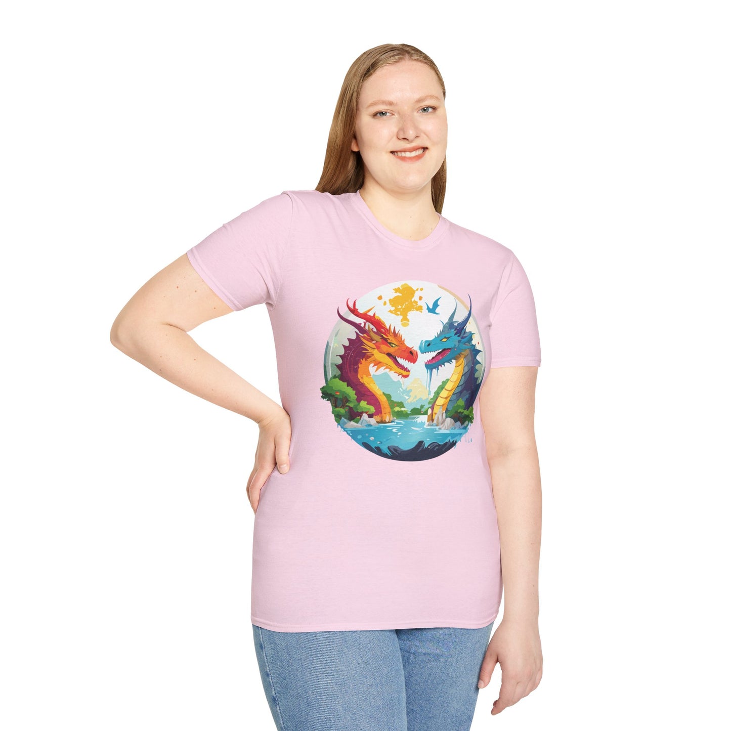 Dragon T Shirt, Dragon Shirt, Shirt with Animals, Animal Shirt