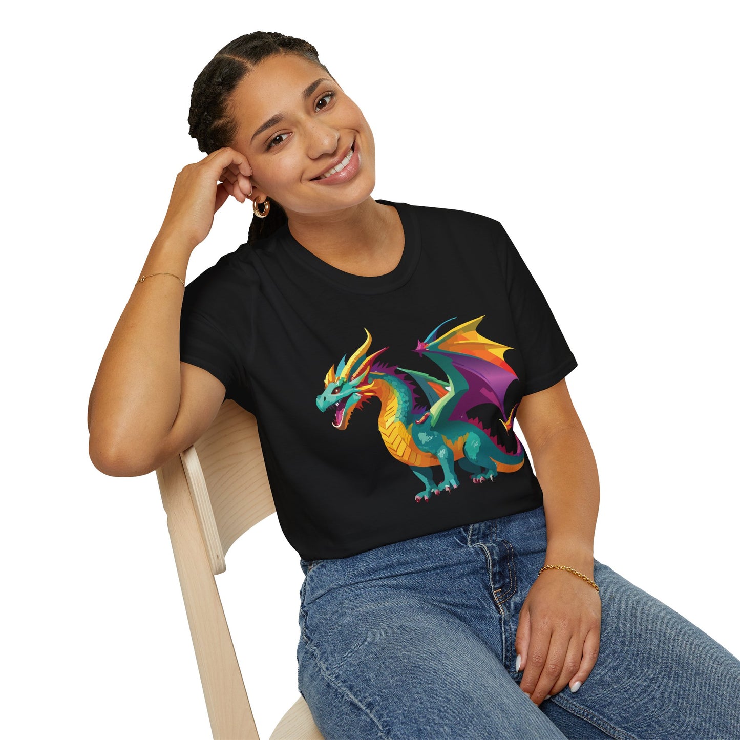 Dragon T Shirt, Dragon Shirt, Shirt with Animals, Animal Shirt