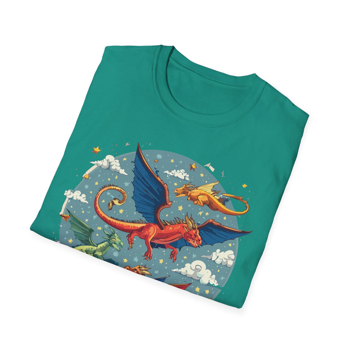 Dragon T Shirt, Dragon Shirt, Shirt with Animals, Animal Shirt
