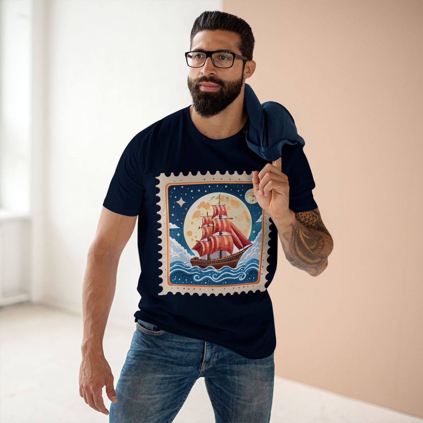 Stamp Shirt, Postage Stamp Shirt