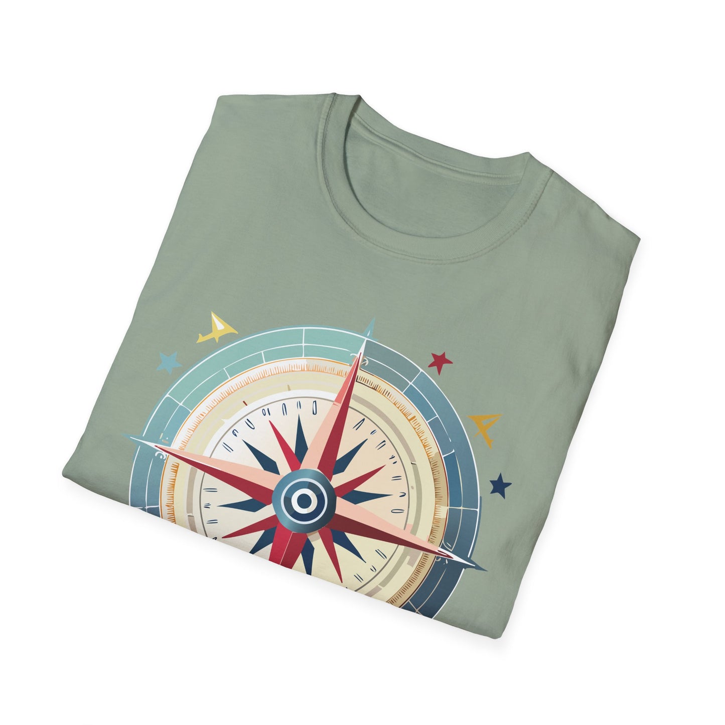 Compass T Shirt, Compass Shirt, Shirt with Compass, Navigator Shirt
