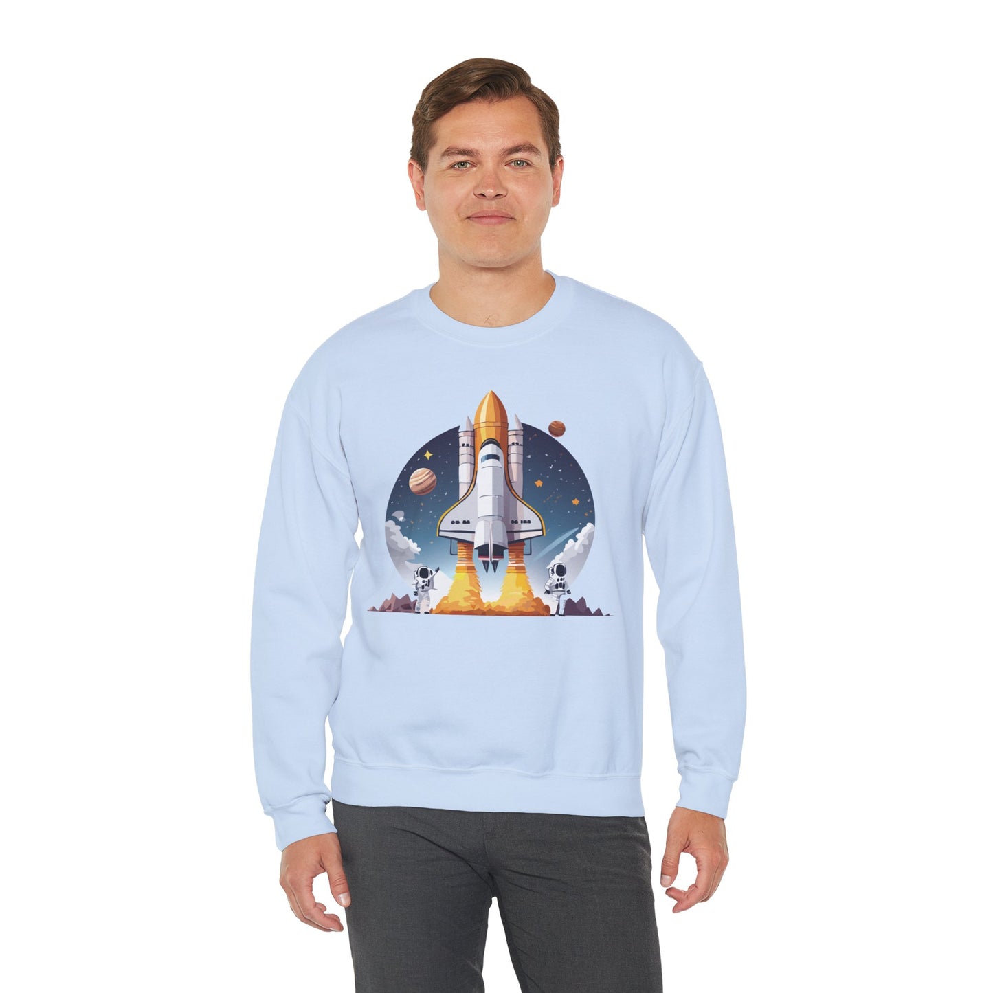 Space Shuttle Sweatshirt, Cosmic Sweatshirt, Astronaut Sweatshirt, Space Cosmic Sweatshirt