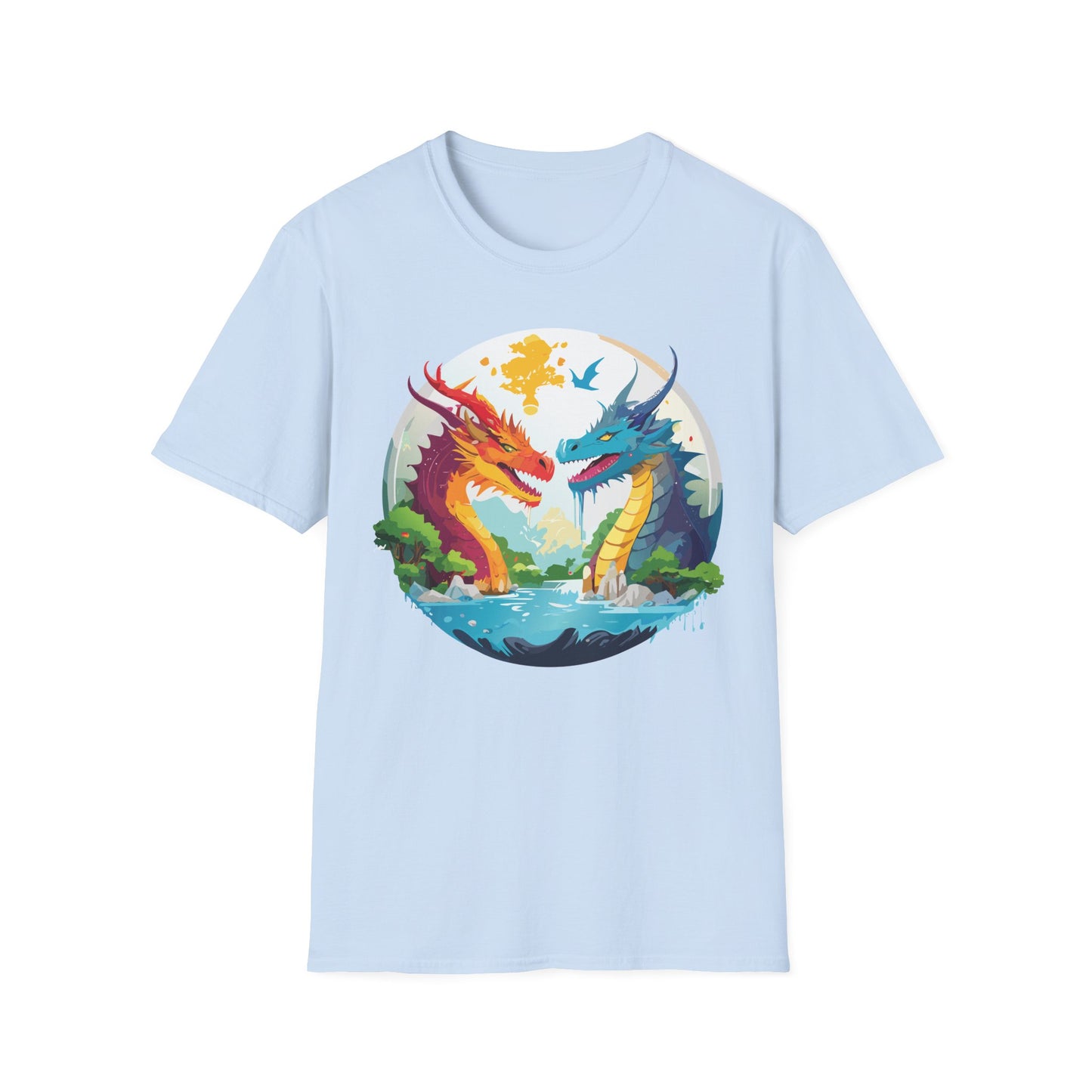 Dragon T Shirt, Dragon Shirt, Shirt with Animals, Animal Shirt