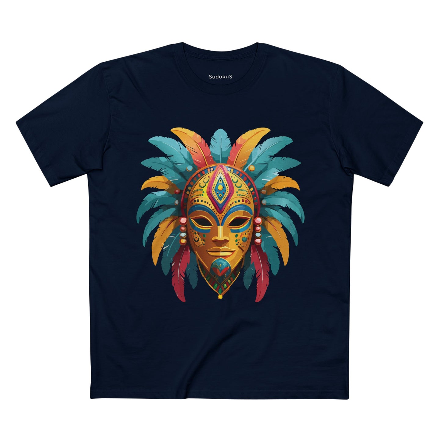 Mask Shirt, Shirt with Face - SudokuS