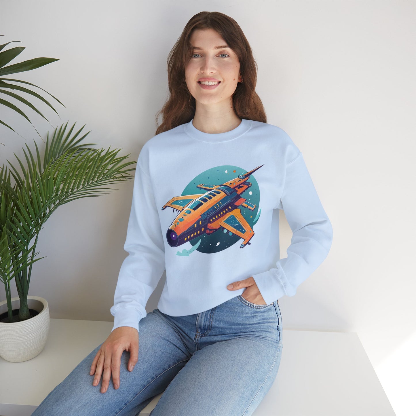 Space Shuttle Sweatshirt, Cosmic Sweatshirt, Astronaut Sweatshirt, Space Cosmic Sweatshirt