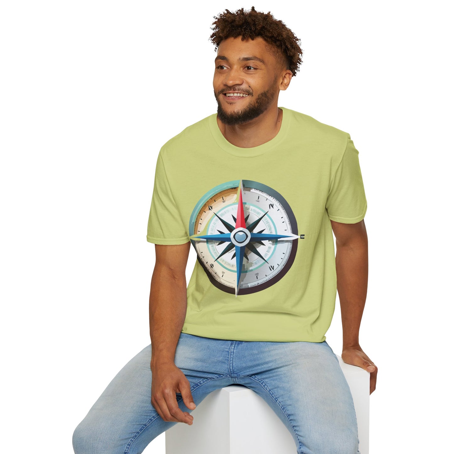 Compass T Shirt, Compass Shirt, Shirt with Compass, Navigator Shirt
