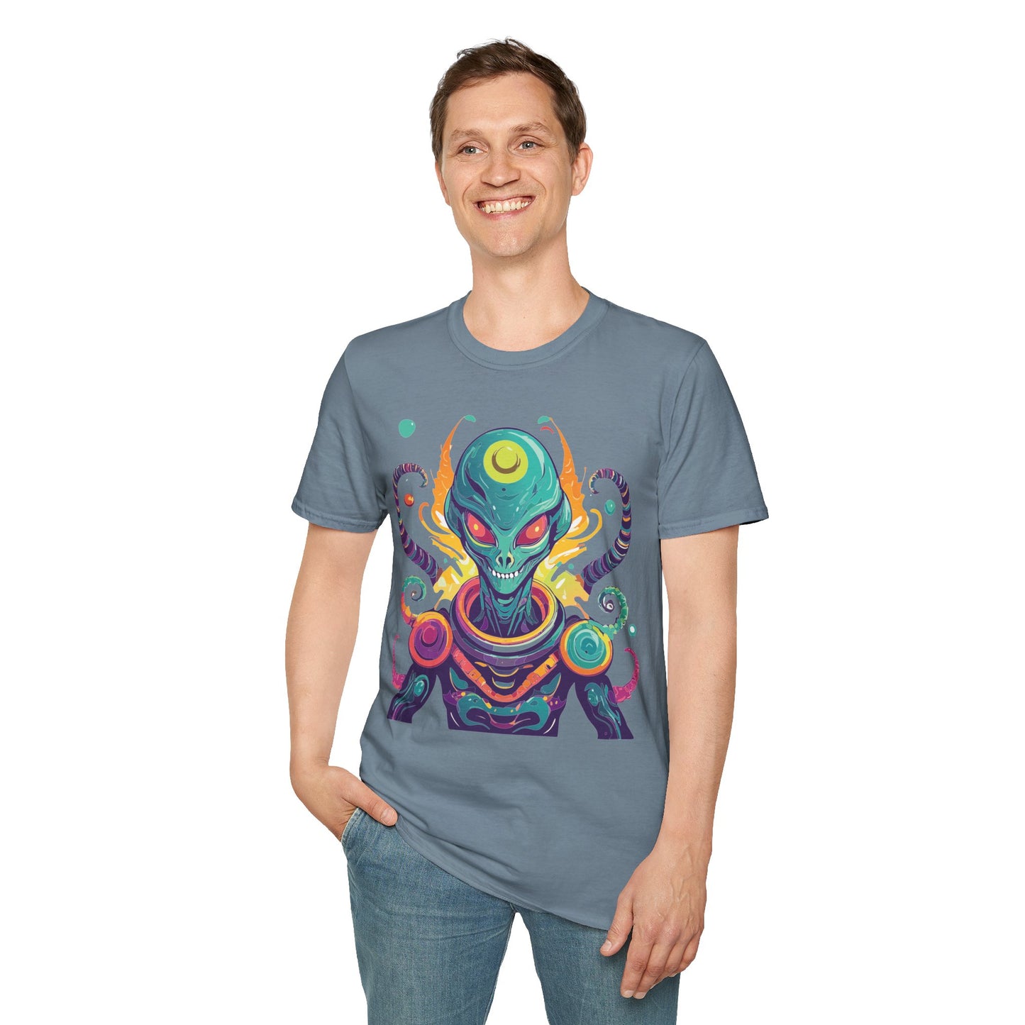 Alien T Shirt, Cosmos Shirt, Shirt with Aliens, Cosmo Shirts